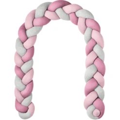 Nordic Coast Company Nestchenschlange Geflochten Trio Rosa/beere/grau