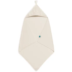 Pink No More Gewebte Decke Aus Bambus Mit Kapuze 90x 90 Cm Baby-Accessoires Creme