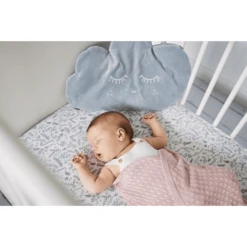 Pink No More Kinderbettlaken 60x120cm Baby-Accessoires Weiß