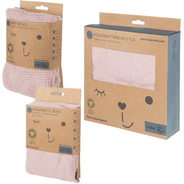 Roba Geschenkset Jersey Schlafen Klein Lil Planet Rosa