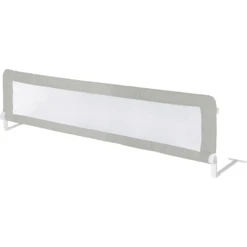 Roba Rausfallschutz 150 Cm, Klappbar, Taupe, Mesh Weiß