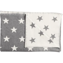 Schardt Baby-Kuscheldecke 95 X 120 Cm Big Star Grau