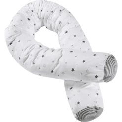 Schardt Baby-Nestchenrolle Sternchen Grau