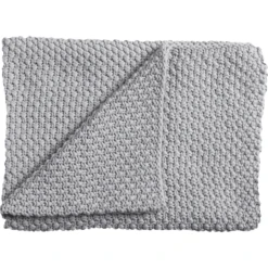 Schardt Baby Strickdecke 75 X 100 Cm Hellgrau