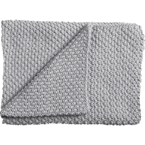 Schardt Baby Strickdecke 75 X 100 Cm Hellgrau