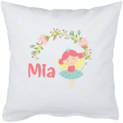 Schnullireich Babykissen Mit Namen Kleine Fee Weiß