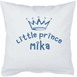 Schnullireich Babykissen Mit Namen Kleiner Prinz Weiß