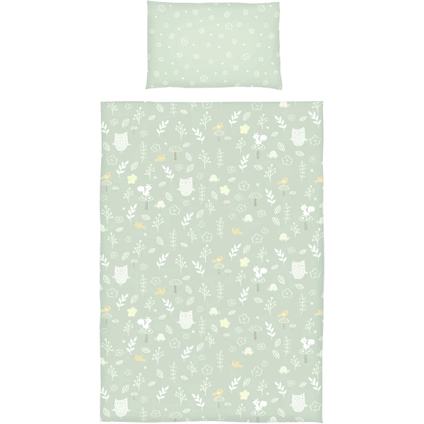 SONNE Bettwäsche Grün 100 X 135 Cm