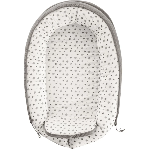 Träumeland HOME - Das Atmende Nest Sterne Grau