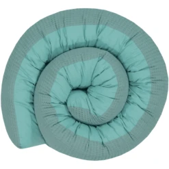 Ullenboom Baby-Bettschlange Waffelpiqué Salbeigrün 200 Cm