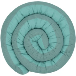 Ullenboom Baby-Bettschlange Waffelpiqué Salbeigrün 300 Cm