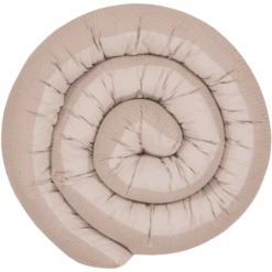 Ullenboom Baby-Bettschlange Waffelpiqué Sand 300 Cm