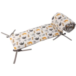 Ullenboom Nestchen Für Babybett Grau Faultier 210 X 30 Cm