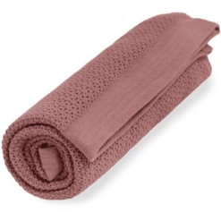 VINTER&BLOOM Kuscheldecke Soft Grid Evening Rose